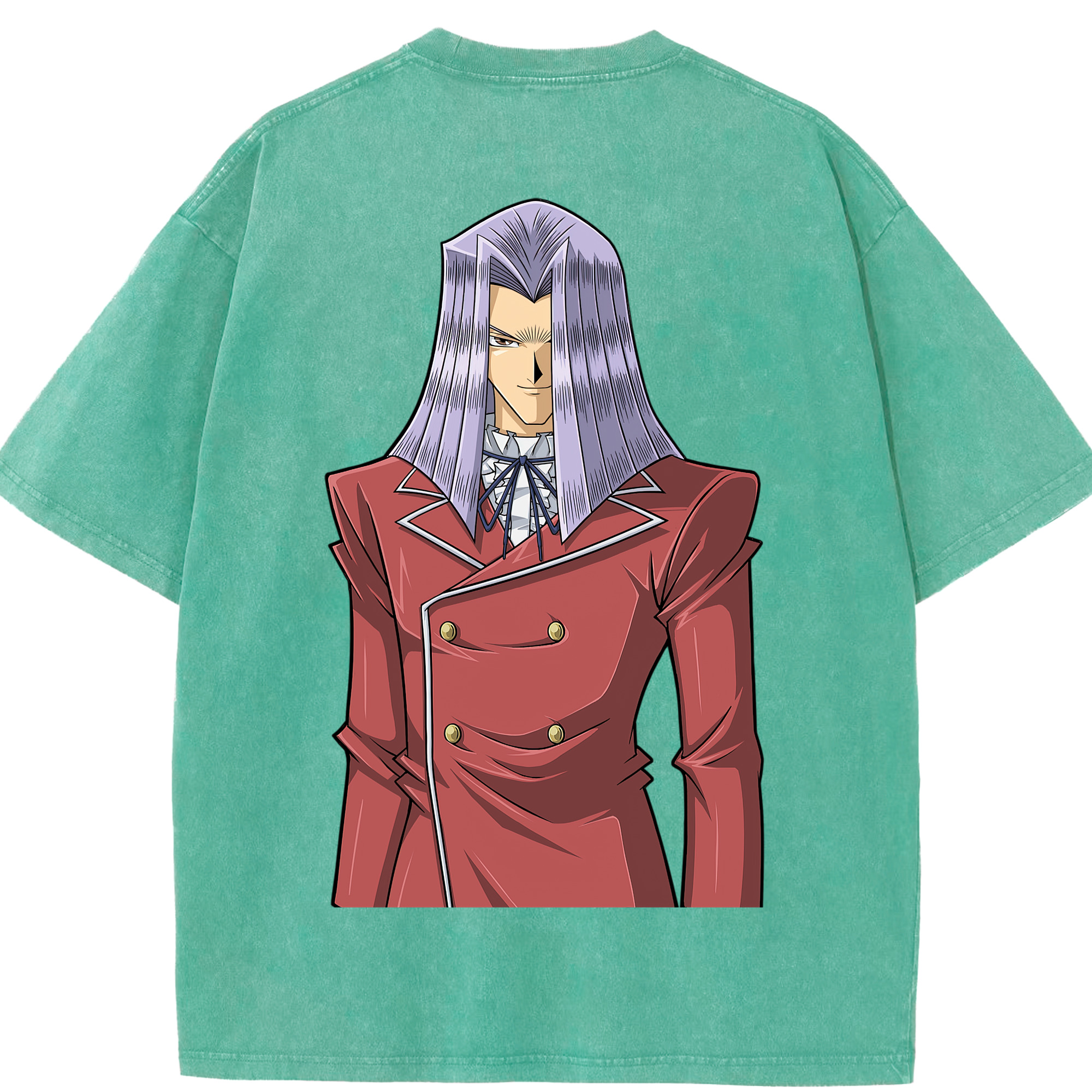 （画像用） 遊☆戯☆王 Yu-Gi-Oh! 綿100% ヴィンテージ風 半袖Tシャツ（背面プリント）